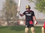 AB de Villiers scores a century in practice game