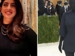 Navya Naveli Nanda shared a meme on Kim Kardashian's Met Gala look. Navya Naveli Nanda shared a meme on Kim Kardashian's Met Gala look.