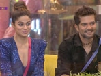 Shamita Shetty and Raqesh Bapat on Bigg Boss OTT. Shamita Shetty and Raqesh Bapat on Bigg Boss OTT.