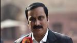 PMK leader Anbumani Ramadoss talking to media. (HT PHOTO) PMK leader Anbumani Ramadoss talking to media. (HT PHOTO)