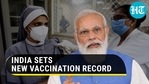 India's new vaccine record: Modi govt says highest number of people inoculated with 1 dose India's new vaccine record: Modi govt says highest number of people inoculated with 1 dose