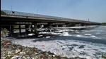 According to Delhi government, currently, the Yamuna receives 105MGD and 50MGD wastewater from Haryana and Uttar Pradesh, respectively. (PTI) According to Delhi government, currently, the Yamuna receives 105MGD and 50MGD wastewater from Haryana and Uttar Pradesh, respectively. (PTI)