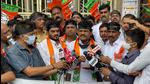 BJP leaders stage agitations against the Maha Vikas Aghadi (MVA) state government, holding it responsible for OBC representatives not getting quota in the Zilla Parishad and panchayat samiti elections. (HT) BJP leaders stage agitations against the Maha Vikas Aghadi (MVA) state government, holding it responsible for OBC representatives not getting quota in the Zilla Parishad and panchayat samiti elections. (HT)