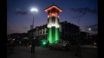 Illuminated Clock Tower (Ghanta Ghar) on the eve of 75th Independence Day, at Lal Chowk, in Srinagar on August 15, 2021 (Imran Nissar) Illuminated Clock Tower (Ghanta Ghar) on the eve of 75th Independence Day, at Lal Chowk, in Srinagar on August 15, 2021 (Imran Nissar)