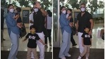 Saif Ali Khan and Kareena Kapoor seem to have taken off on a holiday with their sons, Taimur and Jehangir.(Varinder Chawla) Saif Ali Khan and Kareena Kapoor seem to have taken off on a holiday with their sons, Taimur and Jehangir.(Varinder Chawla)