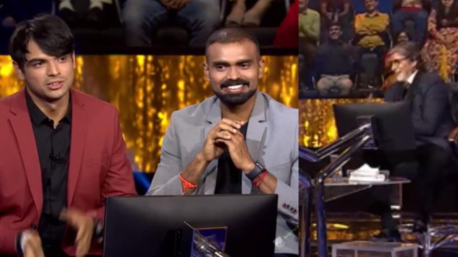 KBC 13: Amitabh Bachchan laughs as Neeraj Chopra recites Silsila's lines in Haryanvi, watch