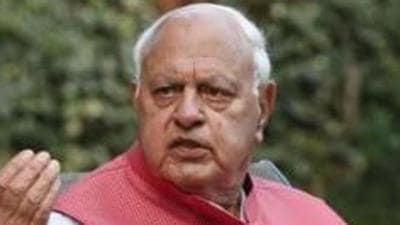 Farooq, who was accompanied by NC leaders including provincial president Devender Singh Rana, attended a special prayer meeting. (HT File Photo)