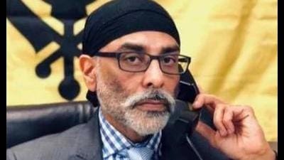 The US-based Sikhs for Justice (SFJ), a pro-Khalistan group, was banned by the India in 2019 for its alleged anti-national activities.Gurpatwant Singh Pannun is the legal adviser of the group that has Pakistan backing. (HT photo) The US-based Sikhs for Justice (SFJ), a pro-Khalistan group, was banned by the India in 2019 for its alleged anti-national activities.Gurpatwant Singh Pannun is the legal adviser of the group that has Pakistan backing. (HT photo)