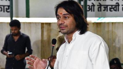 RJD MLA Tej Pratap Yadav has alleged that one of the employees of his incense-sticks selling firm cheated the company. (Photo Courtesy- ANI) RJD MLA Tej Pratap Yadav has alleged that one of the employees of his incense-sticks selling firm cheated the company. (Photo Courtesy- ANI)
