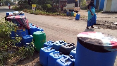 Water will not be available through the pipeline till September 17 tentatively till repairs are completed. (HT) Water will not be available through the pipeline till September 17 tentatively till repairs are completed. (HT)