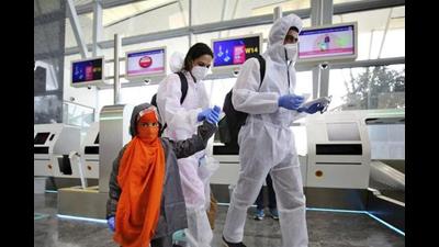 The statements come at a time when the Karnataka government has been trying to closely monitor people at airports to check the spread of Covid-19 (AP) The statements come at a time when the Karnataka government has been trying to closely monitor people at airports to check the spread of Covid-19 (AP)