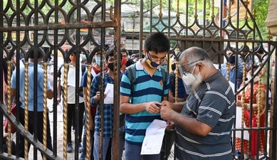 Officials cited an increase in the number of sessions for the exams as the reason for the record NTA scores. (AFP) Officials cited an increase in the number of sessions for the exams as the reason for the record NTA scores. (AFP)