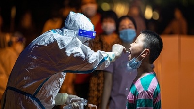 Fujian province has sped up mass testing for Covid-19 cases (VIA REUTERS)