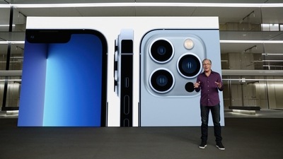 Apple's senior vice president of Worldwide Marketing Greg Joswiak talks about the new iPhone 13 Pro during a special Apple event, as seen in this still image from the keynote video. (AFP) Apple's senior vice president of Worldwide Marketing Greg Joswiak talks about the new iPhone 13 Pro during a special Apple event, as seen in this still image from the keynote video. (AFP)