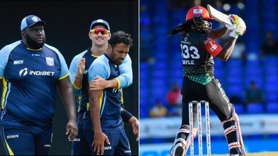 Saint Lucia Kings and St Kitts and Nevis Patriots cruise to CPL final (HT Collage)