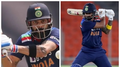 ICC T20I Rankings: Virat Kohli climbs to fourth, KL Rahul remains sixth (AGENCIES/HT COLLAGE) ICC T20I Rankings: Virat Kohli climbs to fourth, KL Rahul remains sixth (AGENCIES/HT COLLAGE)