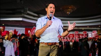 Canada’s Liberal Prime Minister Justin Trudeau speaks at an election campaign stop in Brampton, Ontario, on Tuesday. Turnout could be the critical component of the result of the Canada elections called by incumbent Prime Minister and leader of the ruling Liberal Party Justin Trudeau on August 15. (REUTERS) Canada’s Liberal Prime Minister Justin Trudeau speaks at an election campaign stop in Brampton, Ontario, on Tuesday. Turnout could be the critical component of the result of the Canada elections called by incumbent Prime Minister and leader of the ruling Liberal Party Justin Trudeau on August 15. (REUTERS)