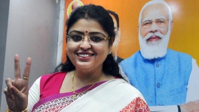 Bhabanipur bypoll BJP candidate Priyanka Tibrewal said that it doesn't matter that the Election Commission sent her a notice over Covid-19 norms violation because she didn't do anything. (PTI Photo) Bhabanipur bypoll BJP candidate Priyanka Tibrewal said that it doesn't matter that the Election Commission sent her a notice over Covid-19 norms violation because she didn't do anything. (PTI Photo)