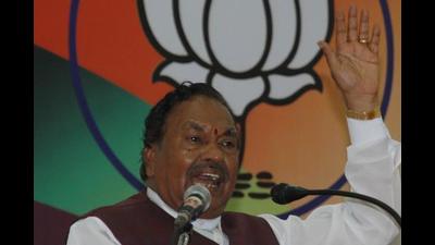 KS Eshwarappa, Karnataka minister for rural development and panchayat raj, termed Mysuru administration's decision to demolition a temple as wrong. (PTI)