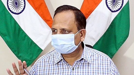 Delhi health minister Satyendar Jain.(ANI file photo) Delhi health minister Satyendar Jain.(ANI file photo)