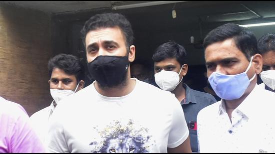 Based on the evidence recovered, the property cell arrested Raj Kundra and his IT head Thorpe on July 19. (Anshuman Poyrekar/HT PHOTO)