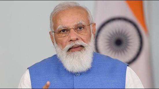 Prime Minister Narendra Modi on Wednesday inaugurated the new Sansad TV that will replace the existing Lok Sabha and Rajya Sabha channels. (PTI PHOTO.)