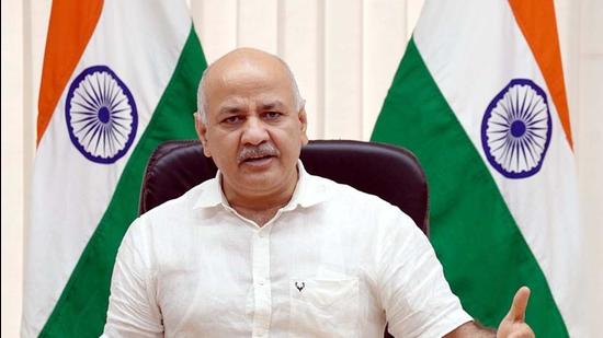 New Delhi, India-August 10, 2021 : Deputy Chief Minister of Delhi Manish Sisodia addresses a press conference, in New Delhi, India, on Tuesday, August 10, 2021. (HT Photo) New Delhi, India-August 10, 2021 : Deputy Chief Minister of Delhi Manish Sisodia addresses a press conference, in New Delhi, India, on Tuesday, August 10, 2021. (HT Photo)