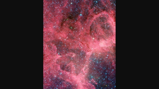 Nasa took to Instagram to share this image of a nebula.(Instagram/@nasa)