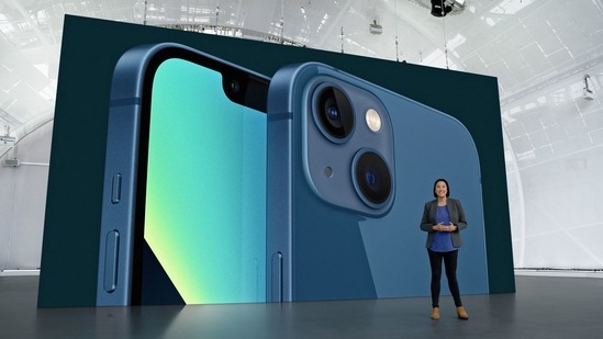 Apple said that iPhone 13 has been designed using recycled material.(AFP)