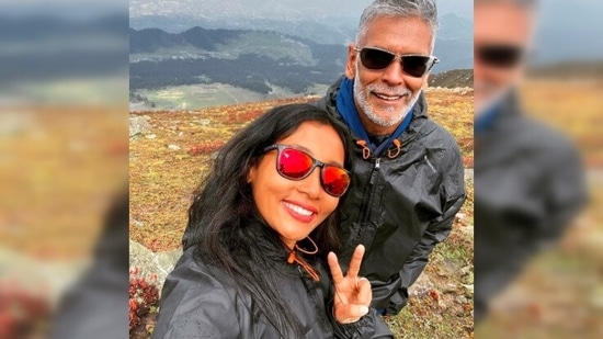 Milind Soman was optimistic about him and his wife Ankita Konwar visiting the beautiful Gulmarg once again.(Instagram/@milindrunning)