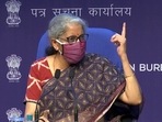 The bad bank structure will assist in consolidation of debt, currently fragmented across various lenders, thus leading to faster, single-point decision making, including through Insolvency and Bankruptcy Code (IBC) processes, Sitharaman said.(HT File) The bad bank structure will assist in consolidation of debt, currently fragmented across various lenders, thus leading to faster, single-point decision making, including through Insolvency and Bankruptcy Code (IBC) processes, Sitharaman said.(HT File)