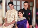 Twinkle Khanna and Akshay Kumar pose with their son Aarav. (Instagram/@twinklerkhanna) Twinkle Khanna and Akshay Kumar pose with their son Aarav. (Instagram/@twinklerkhanna)