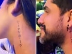 Kishwer Merchant and Suyyash Rai got inked. Kishwer Merchant and Suyyash Rai got inked.