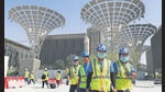 Technicians walk at the under construction site of the Expo 2020 in Dubai, United Arab Emirates. (File photo) Technicians walk at the under construction site of the Expo 2020 in Dubai, United Arab Emirates. (File photo)