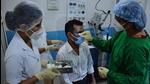 The data from Max Hospital-Saket shows that diabetes and use of steroids for the treatment of the underlying coronavirus disease (Covid-19) were significant risk factors for getting the fungal infection – 91.6% of the patients had a history of use of steroid and 78.7% had diabetes. (HT PHOTO.) The data from Max Hospital-Saket shows that diabetes and use of steroids for the treatment of the underlying coronavirus disease (Covid-19) were significant risk factors for getting the fungal infection – 91.6% of the patients had a history of use of steroid and 78.7% had diabetes. (HT PHOTO.)
