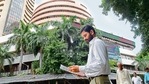 BSE Sensex hit a historic high of 58,907, while the Nifty 50 index surged to a new lifetime high of 17,576.(MINT) BSE Sensex hit a historic high of 58,907, while the Nifty 50 index surged to a new lifetime high of 17,576.(MINT)
