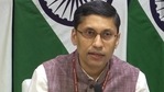 Over 550 people, including more than 260 Indians, were evacuated from Afghanistan by India. In picture - Spokesperson for the ministry of external affairs Arindam Bagchi.(Twitter/@ANI) Over 550 people, including more than 260 Indians, were evacuated from Afghanistan by India. In picture - Spokesperson for the ministry of external affairs Arindam Bagchi.(Twitter/@ANI)