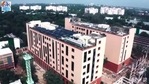 An aerial view of the newly inaugurated defence office complexes in New Delhi. (PIB/Youtube) An aerial view of the newly inaugurated defence office complexes in New Delhi. (PIB/Youtube)