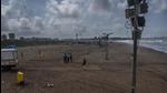 PWD officials had anonymously confirmed to HT last month that an elevated walkway is being constructed along Versova beach and will be completed in the next three to four months. (HT Photo) PWD officials had anonymously confirmed to HT last month that an elevated walkway is being constructed along Versova beach and will be completed in the next three to four months. (HT Photo)