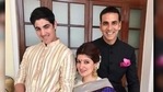Twinkle Khanna and Akshay Kumar pose with their son Aarav. (Instagram/@twinklerkhanna) Twinkle Khanna and Akshay Kumar pose with their son Aarav. (Instagram/@twinklerkhanna)