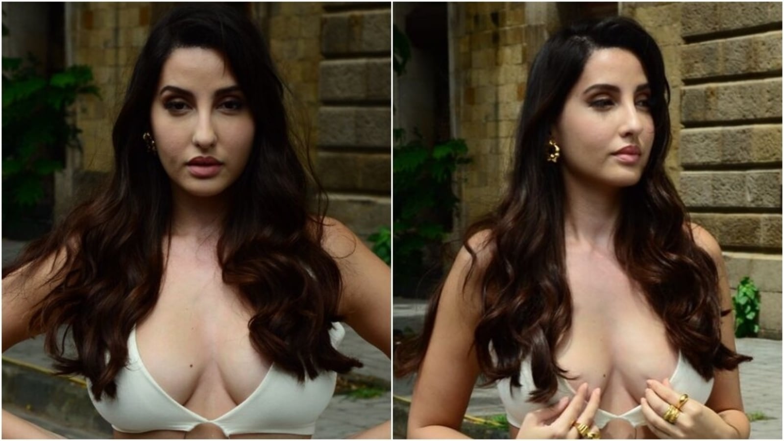 Sexy! Nora Fatehi Turns Up The Heat In A Very Plunging Cut-Out