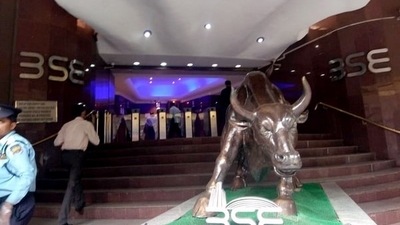BSE Sensex hit a historic high of 58,907.78, while the Nifty 50 index surged to a new lifetime high of 17,576.90. (ANI Photo)