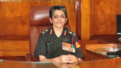 Lieutenant General Rajshree Ramasethu took over as the Director and Commandant of the Armed Forces Medical College (AFMC), Pune on Thursday. (HT PHOTO) Lieutenant General Rajshree Ramasethu took over as the Director and Commandant of the Armed Forces Medical College (AFMC), Pune on Thursday. (HT PHOTO)