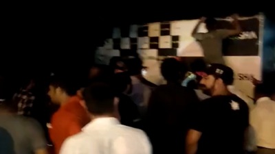An employee of Shosha, a pub in Indore city, said the trouble started soon after activists of a local right-wing group, Hindu Jagran Manch (HJM) landed at the pub and started tearing down posters of the fashion show. (Video screengrab) An employee of Shosha, a pub in Indore city, said the trouble started soon after activists of a local right-wing group, Hindu Jagran Manch (HJM) landed at the pub and started tearing down posters of the fashion show. (Video screengrab)