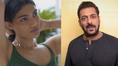 Salman Khan reacts to his niece Alizeh Agnihotri's new ad.