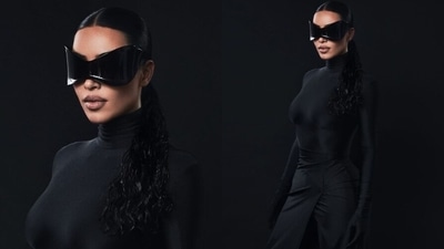 Kim Kardashian had everyone's attention when she walked the Met Gala red carpet in a head-to-toe covered outfit by Balenciaga. However, she decided to partially show her face at the after-party hosted by Justin Bieber. (Kim Kardashian/Instagram) Kim Kardashian had everyone's attention when she walked the Met Gala red carpet in a head-to-toe covered outfit by Balenciaga. However, she decided to partially show her face at the after-party hosted by Justin Bieber. (Kim Kardashian/Instagram)