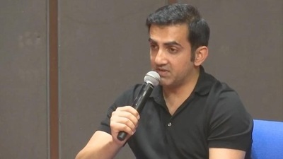 Former India cricketer Gautam Gambhir Former India cricketer Gautam Gambhir 