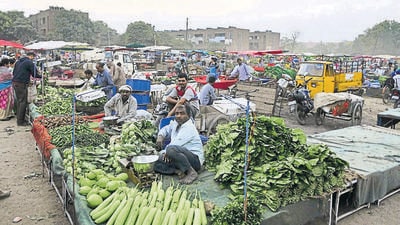 The feasibility of shifting the apni mandi and day market from Sector 50 to Sector 63 was also discussed. (HT FIle Photo)