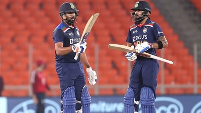 Rohit Sharma (L) and Virat Kohli.&nbsp; (BCCI)