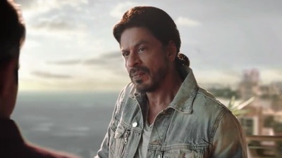 Shah Rukh Khan in a new ad for Disney+ Hotstar.